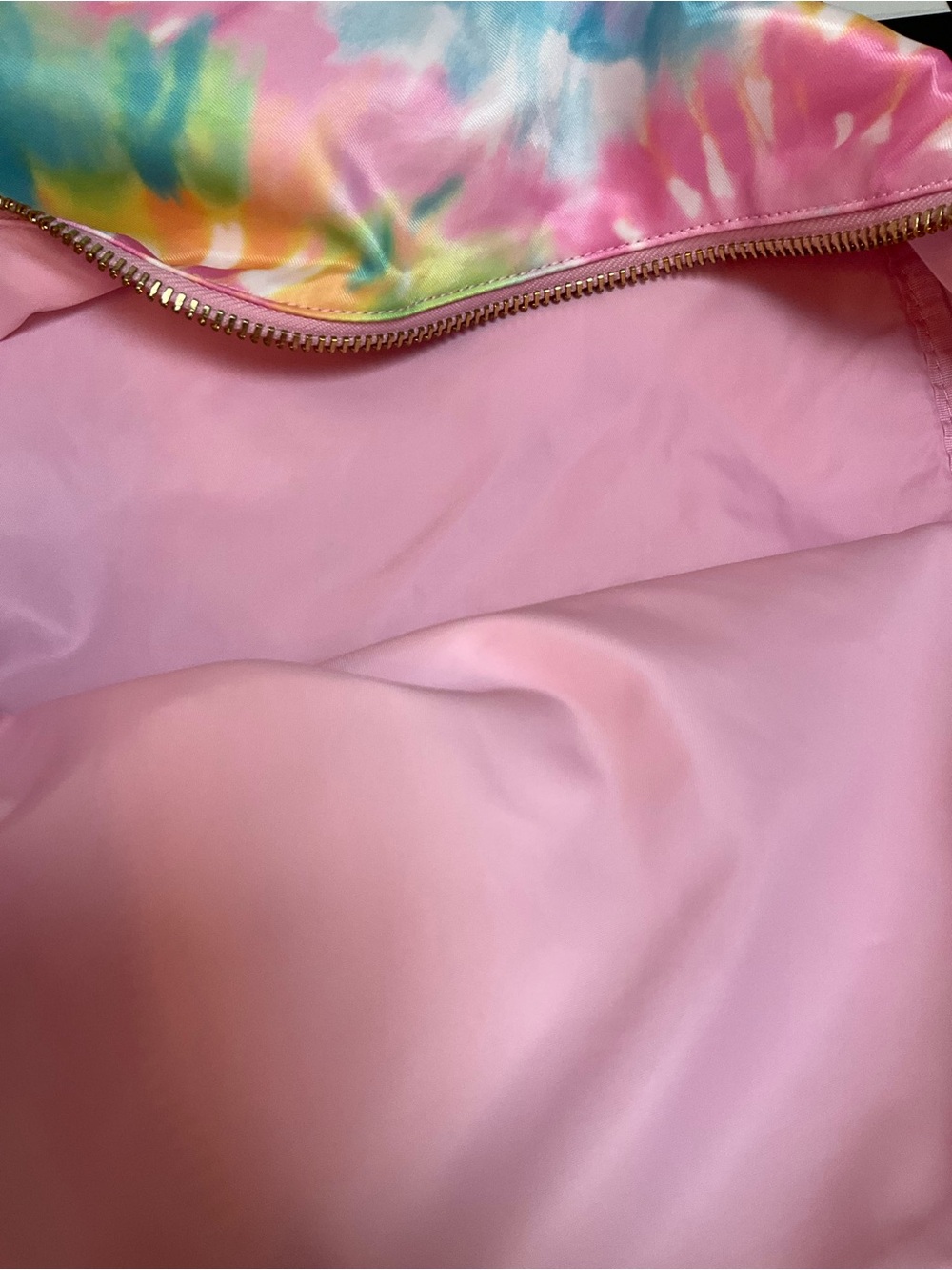 Stoney Clover Lane Pastel Tie-Dye Backpack - Pink, Blue, Yellow, Green - Picture 3 of 8
